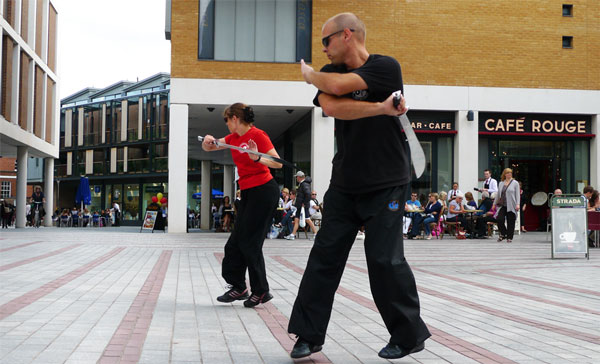 Broadsword form, with levitation...